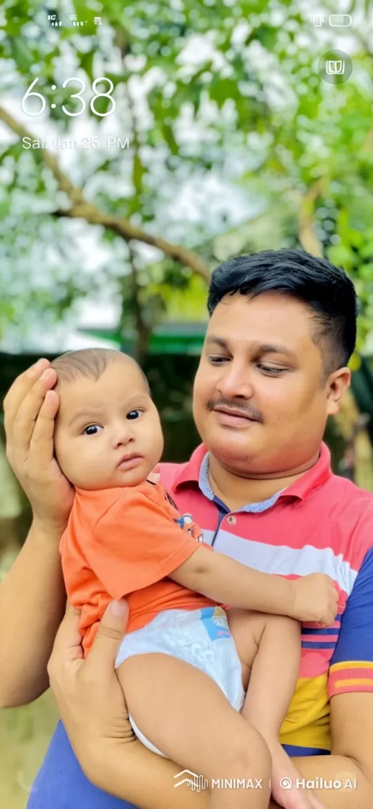 Father and Baby Joyfully Play Kung Fu Outdoors – AI Generated Video | Hailuo AI