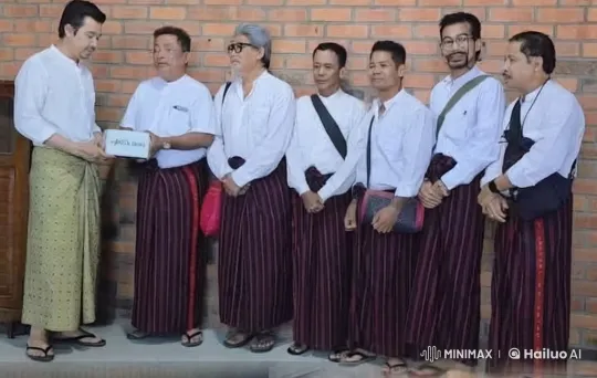 Traditional Men Celebrate Birthday with Dance – AI Generated Video | Hailuo AI
