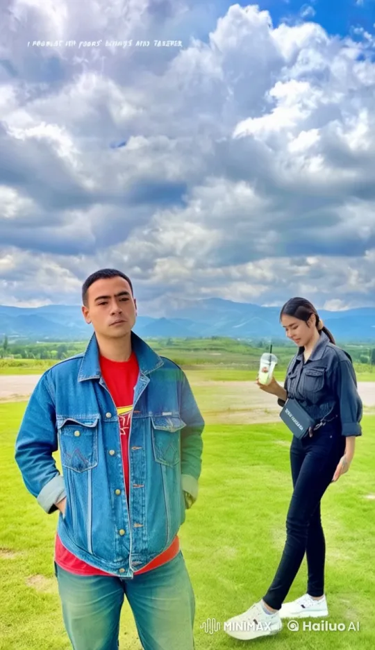 Casual Attire Couple's Live2D Kung Fu Battle – AI Generated Video | Hailuo AI