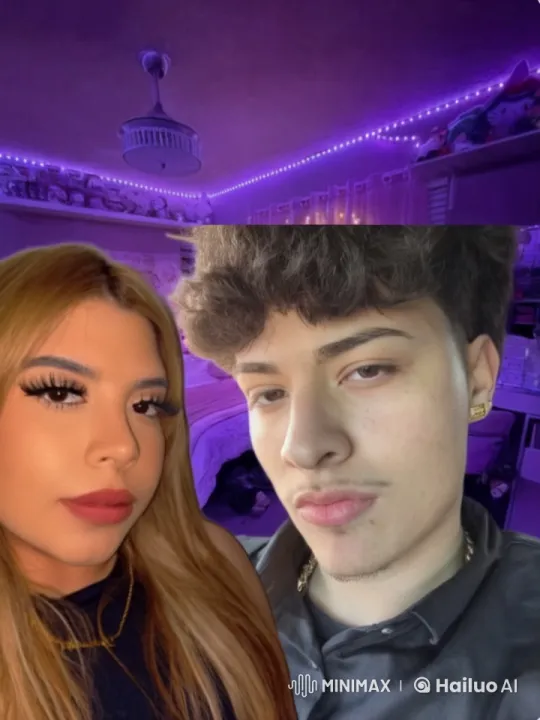 Couple Shares Intimate Kiss in Cozy, Animated Setting – AI Generated Video | Hailuo AI