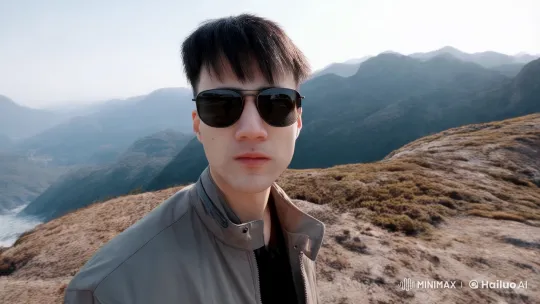 Man's Journey: From Mountains to City in Slow-Motion – AI Generated Video | Hailuo AI