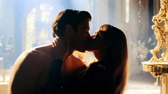 Romantic Intimacy Enhanced by Artful Cinematography – AI Generated Video | Hailuo AI