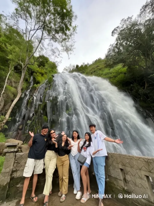 Friends Display Martial Arts in Live2D by Waterfall – AI Generated Video | Hailuo AI