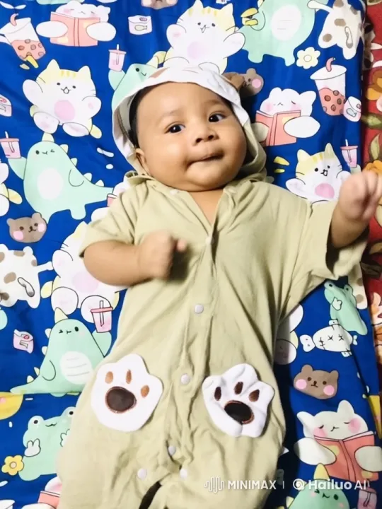 Baby in Cat Onesie Performs Animated Kungfu – AI Generated Video | Hailuo AI