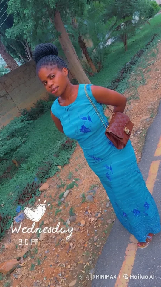 Blue Dress Woman Performs Kung Fu in Green Surroundings – AI Generated Video | Hailuo AI