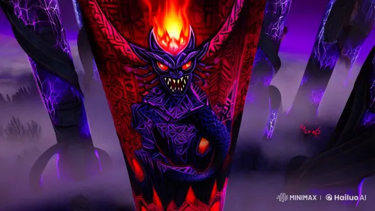 Dark Fantasy Art: Beelzebub's Twisted Realm – AI Generated Video | Hailuo AI