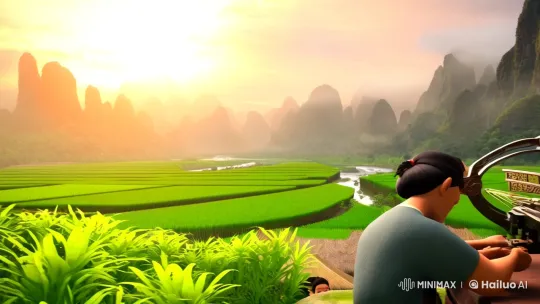 Vietnamese Village Craftsmanship and Cultural Legacy – AI Generated Video | Hailuo AI