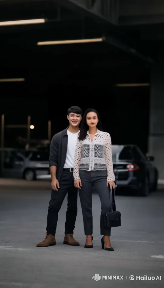 Close-up of Couple Walking Hand-in-Hand in Live2D Animation – AI Generated Video | Hailuo AI