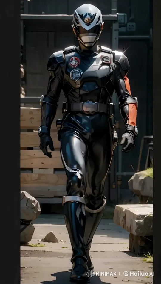 Armored Character Walks Confidently in Sci-Fi Setting – AI Generated Video | Hailuo AI