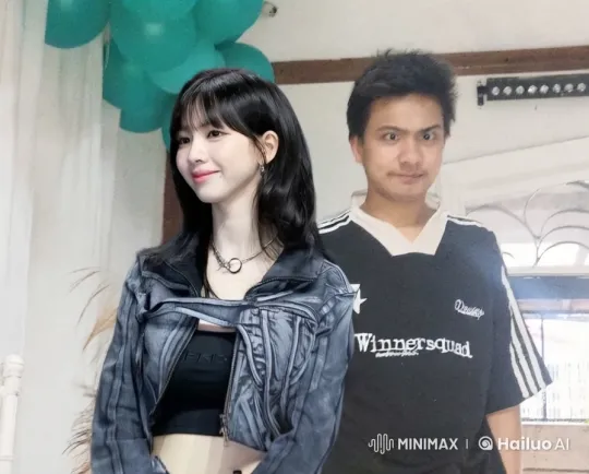 Young Couple Prepares for an Intimate Kiss in Festive Setting – AI Generated Video | Hailuo AI