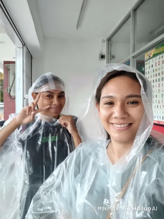 Live2D Animated Kungfu Fight in Rain Ponchos – AI Generated Video | Hailuo AI