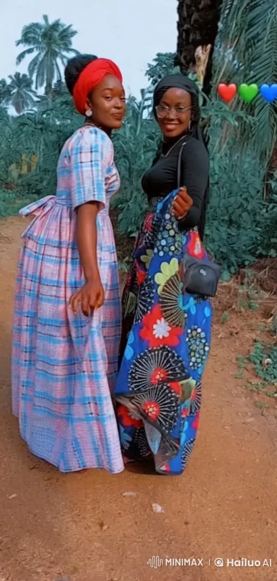 Two Women Chatting in Serene Countryside Setting – AI Generated Video | Hailuo AI