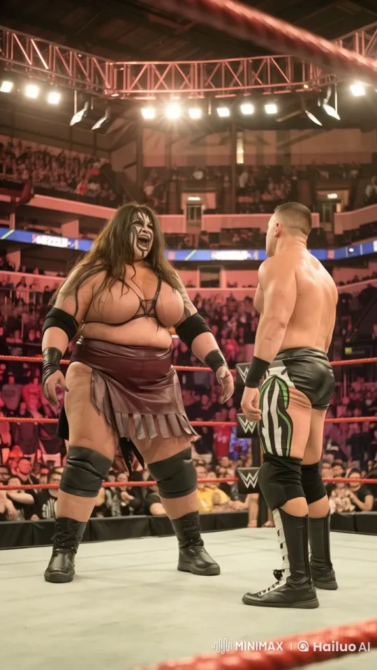 Live2D Wrestling Showdown: A Tale of Dominance and Determination – AI Generated Video | Hailuo AI