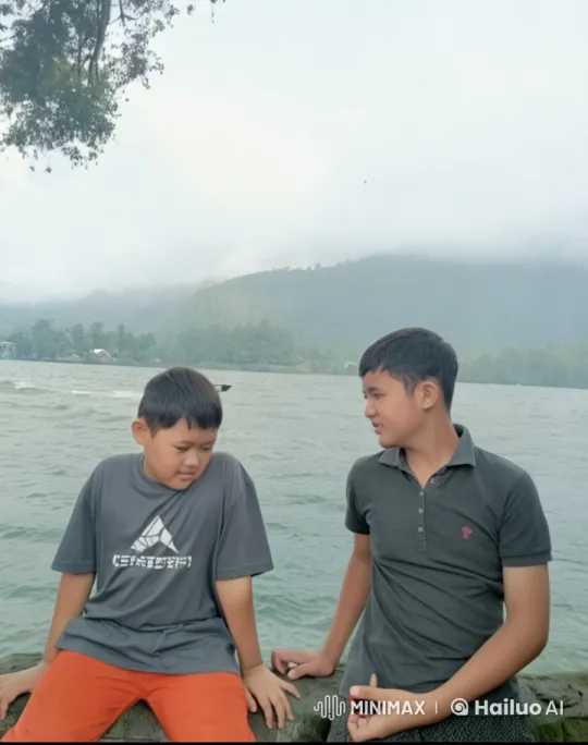 Martial Arts Display by Lake with Mountain Background – AI Generated Video | Hailuo AI