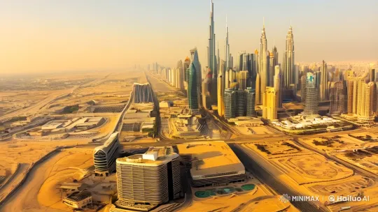 Dubai's Aesthetic Journey Through Luxury and Digital Marketing – AI Generated Video | Hailuo AI