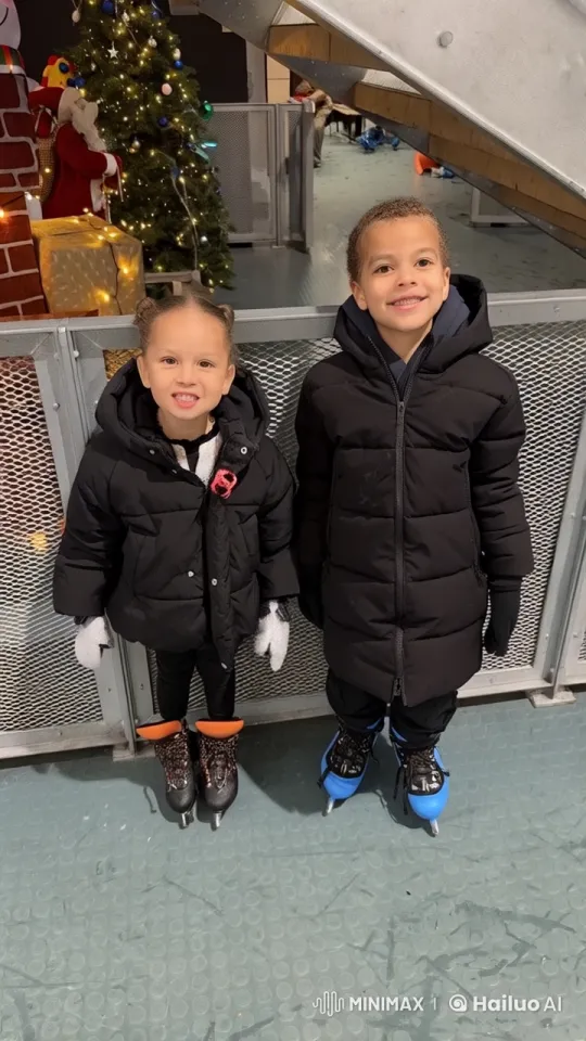 Children Perform Kung Fu on Ice Rink with Festive Flair – AI Generated Video | Hailuo AI