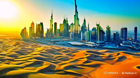 Dubai Luxury and Digital Marketing Fusion – AI Generated Video | Hailuo AI