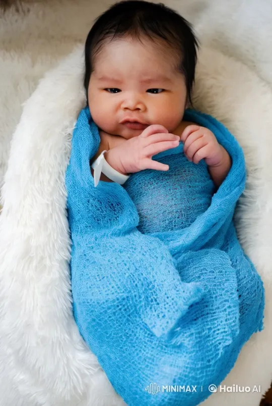 Baby in Swaddle Performs Dynamic Kungfu Moves – AI Generated Video | Hailuo AI
