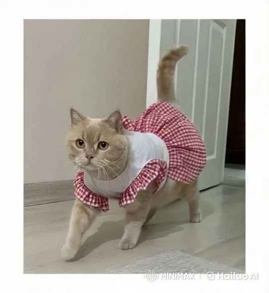 British Shorthair Cat Delights in Playful Dance – AI Generated Video | Hailuo AI