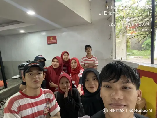 Energetic Group in Striped Shirts Engages in Playful Combat – AI Generated Video | Hailuo AI