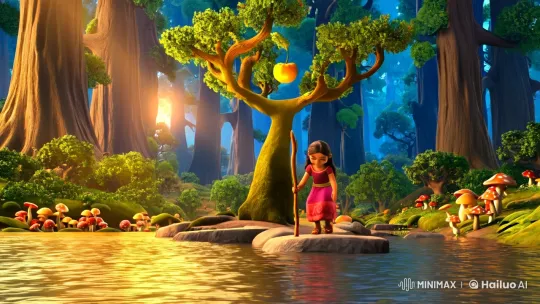 1. Enchanted Forest with Majestic Tree
2. Zainab Crosses a Magical River
3. Zainab in the Dimly Lit Cave – AI Generated Video | Hailuo AI