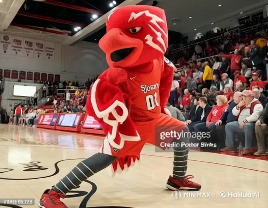 St. John's Mascot Reveals Hispanic Woman Amidst Crowd Cheers – AI Generated Video | Hailuo AI