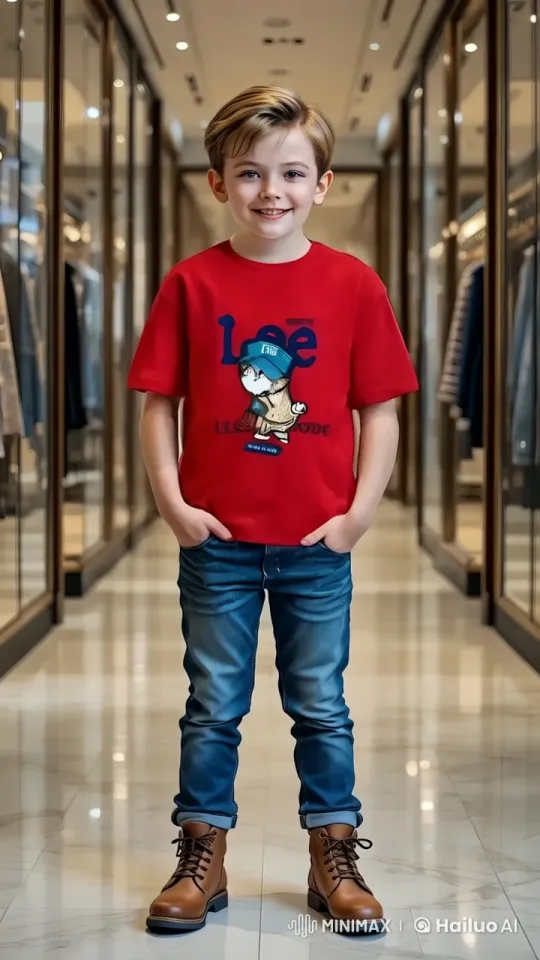 Confident Boy Struts in Stylish Hallway - Live2D Animation – AI Generated Video | Hailuo AI