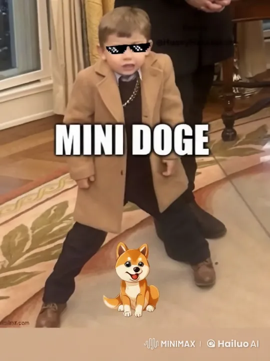 Boy and Animated Mini Doge Dance Joyfully – AI Generated Video | Hailuo AI
