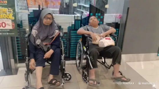 Wheelchair Kung Fu Display in Shopping Mall – AI Generated Video | Hailuo AI
