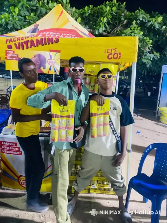 Live2D Video: Maltina Kung Fu Ad in Night Market Setting – AI Generated Video | Hailuo AI