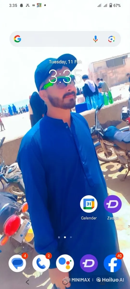 Kungfu Performance by Blue Outfit Person Near Motorcycles – AI Generated Video | Hailuo AI