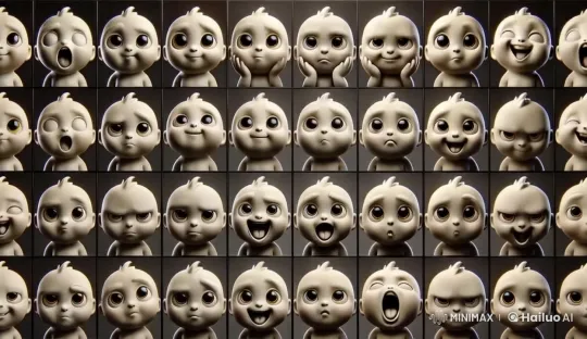 3D Animated Baby Heads Sing 'Hymn of Spring' – AI Generated Video | Hailuo AI