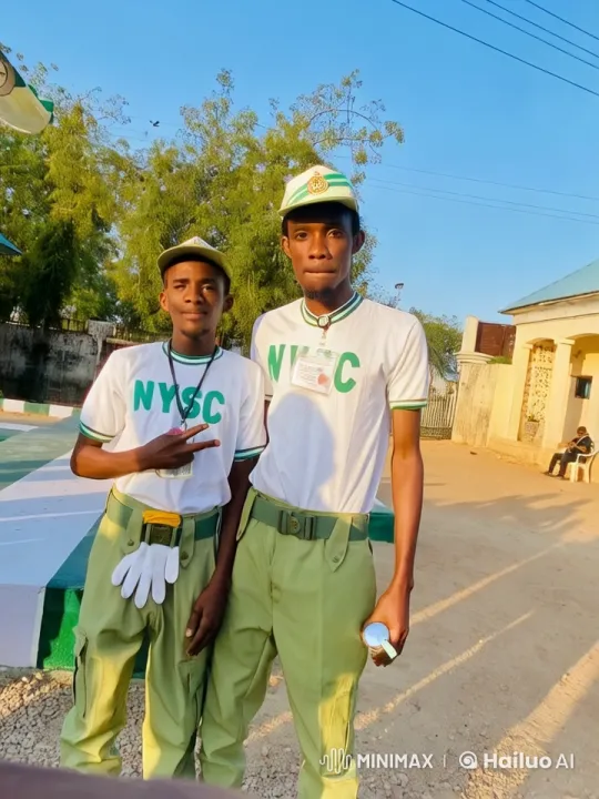 NYSC Uniformed Duo in Live2D Kung Fu Hustle – AI Generated Video | Hailuo AI