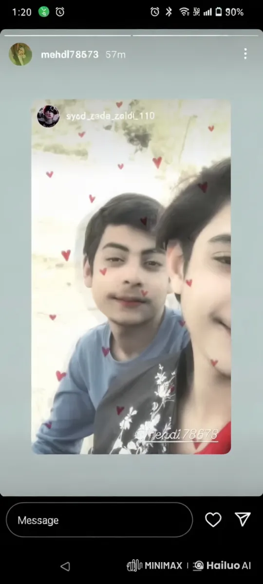 Young Couple Expressing Affection in a Park – AI Generated Video | Hailuo AI