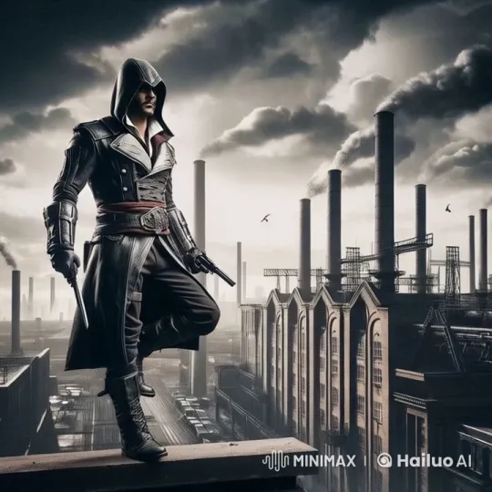 Title: "Assassins and the People's Uprising in the Industrial Revolution" – AI Generated Video | Hailuo AI