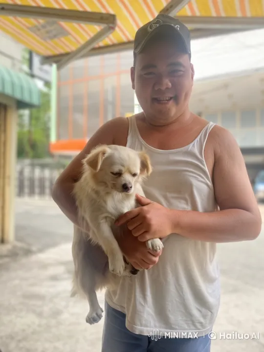 Man Demonstrates Kungfu Skills with Calm Dog in Arms – AI Generated Video | Hailuo AI