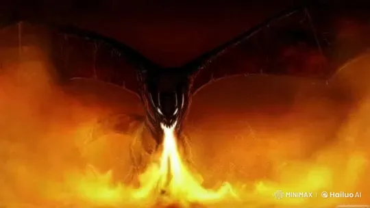 Fiery Dragon Transforms into Reaper Sauce – AI Generated Video | Hailuo AI