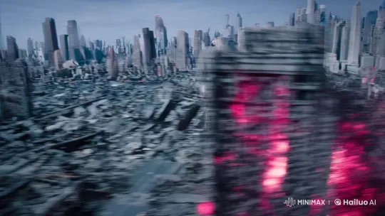 Apocalyptic City Ruins: Void's Shadowy Rise in Epic Battle – AI Generated Video | Hailuo AI