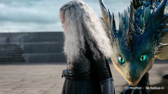 Young Girl and Her Majestic Dragon Companion – AI Generated Video | Hailuo AI