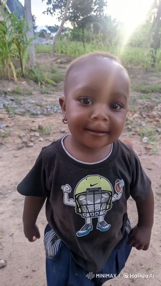 Child's Face Turns into Burning Skull in Live2D Animation – AI Generated Video | Hailuo AI