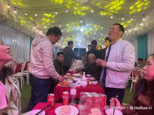 Martial Arts Display at Festive Celebration Party – AI Generated Video | Hailuo AI