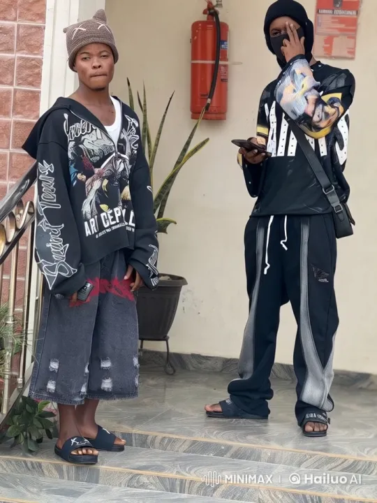 Urban Attire Kung Fu Fight on Tiled Porch – AI Generated Video | Hailuo AI
