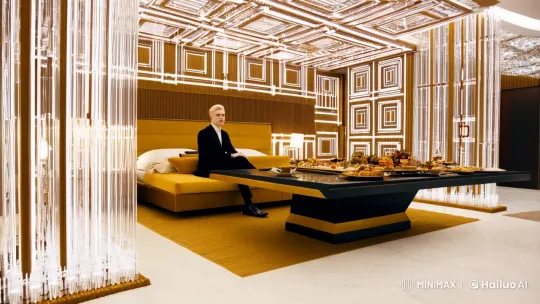 Futuristic Tech Palace Showcases Luxurious Design and Opulence – AI Generated Video | Hailuo AI