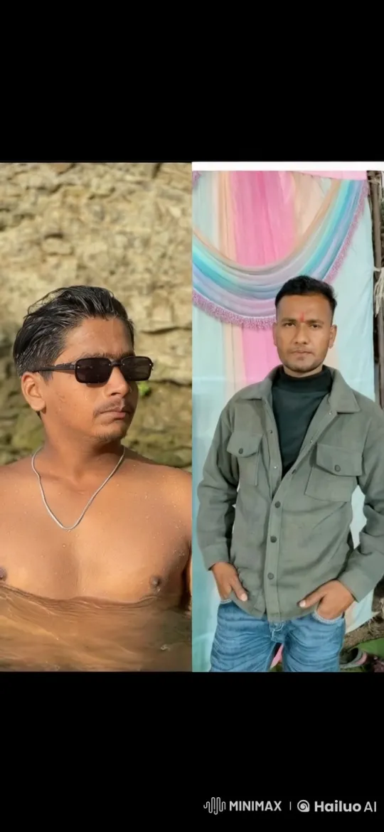 Two Men in a Gentle Embrace – AI Generated Video | Hailuo AI