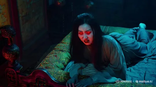 Chinese Woman's Exorcism Scene with Haunting Aesthetics – AI Generated Video | Hailuo AI
