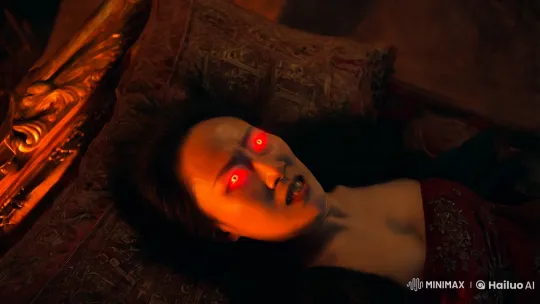 Chinese Woman Enacts Supernatural Ritual Homage to 'The Exorcist' – AI Generated Video | Hailuo AI
