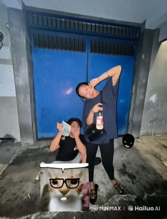 Live2D Animated Kungfu Duo in Urban Setting – AI Generated Video | Hailuo AI