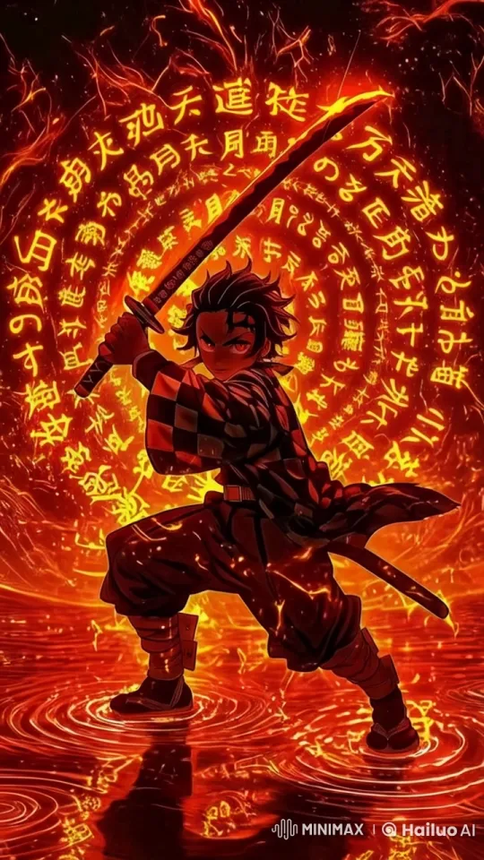Young Warrior Prepares for Battle on Fiery Surface – AI Generated Video | Hailuo AI