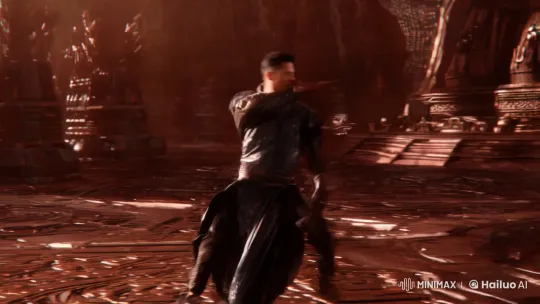 Dynamic Fight Sequence in Aesthetically Rich Setting – AI Generated Video | Hailuo AI