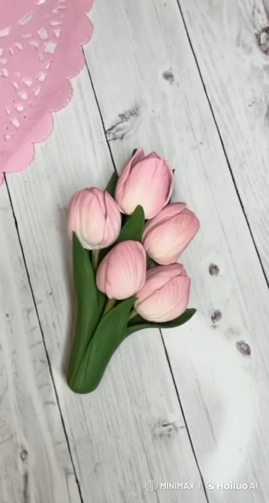Thumbelina Harvests Tulips with Careful Grace – AI Generated Video | Hailuo AI